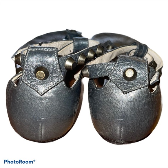 Balenciaga Studded T Strap Sandals - Picture 5 of 7